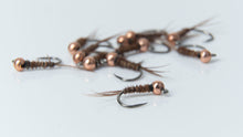 Load image into Gallery viewer, Copper Beaded Pheasant Tail