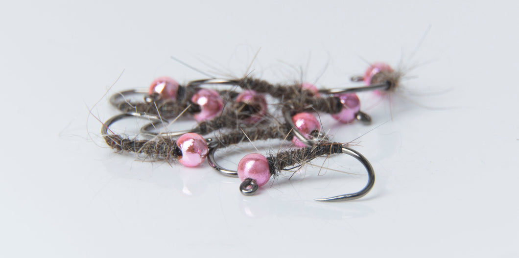 Walt's Worm Fly Light Metallic Pink Bead