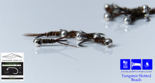 Load image into Gallery viewer, Silver Beaded Pheasant Tail